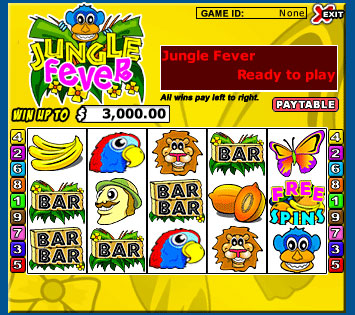 bingo cabin jungle fever 5 reel online slots game