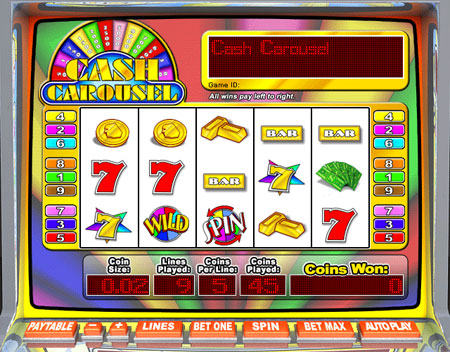 bingo cabin cash carousel 5 reel online slots game